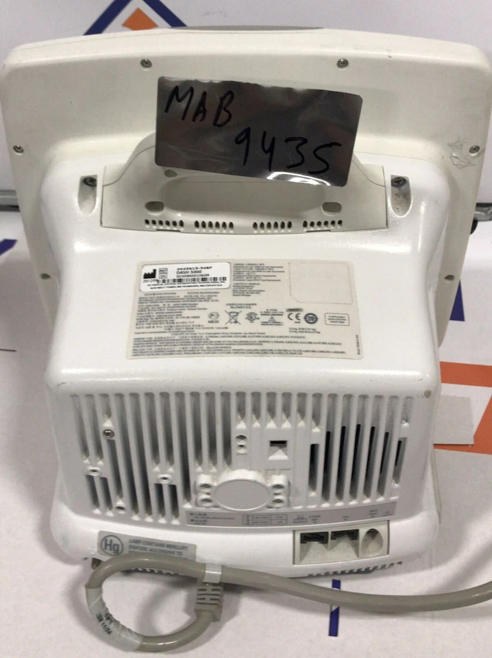 GE Dash 5000 Patient Monitor-SN-SD009400106GR-MAB-9435 - Image 3