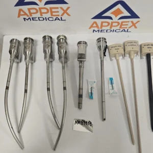 4x INTUITIVE Curved+ 2x camera cannula+3xobturater w/Autoclave Tray-MAB-9958