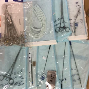 MISC SURGICAL INSTRUMENTS IN STERILE POUCHES 19PCS-MAB-9419