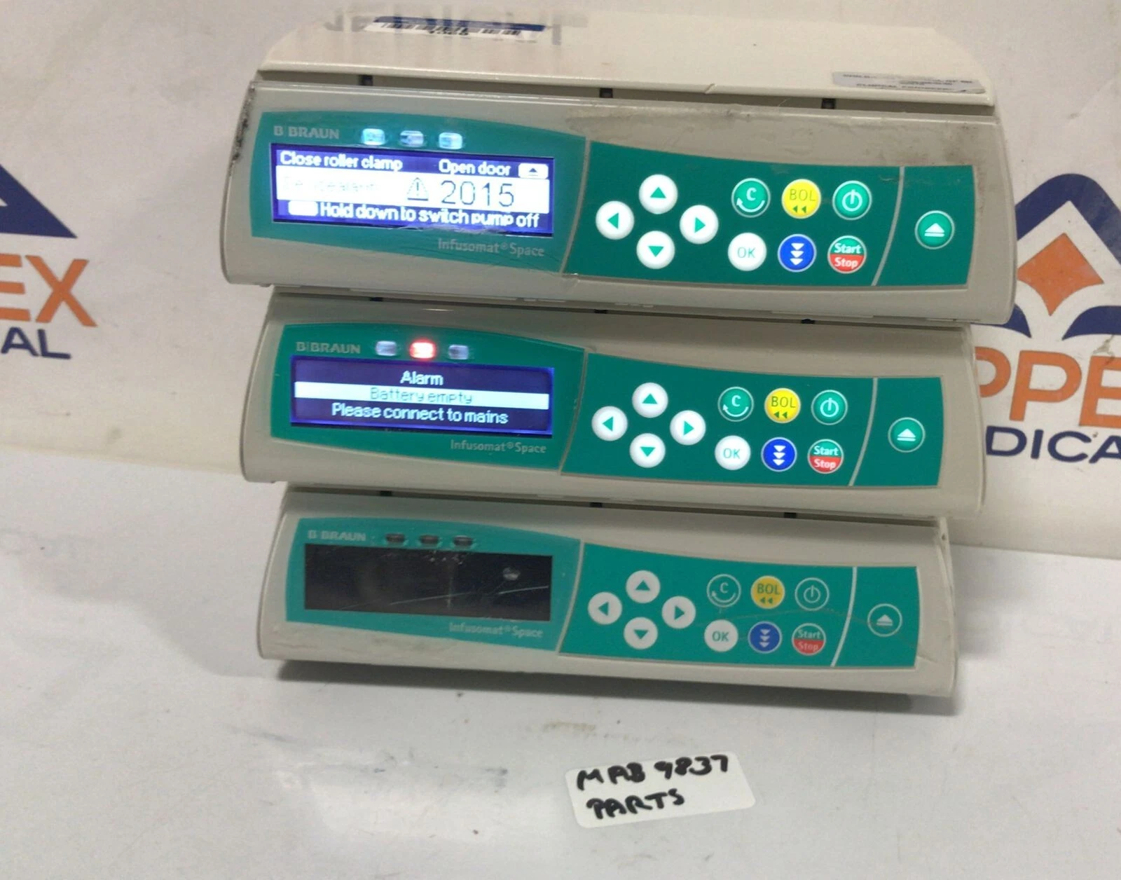 B. Braun Infusomat Space x 3 Infusion Pumps-MAB-9837