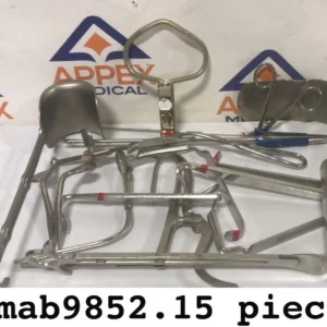 15 Pcs Balfour Retractor + Misc Instruments -MAB-9852