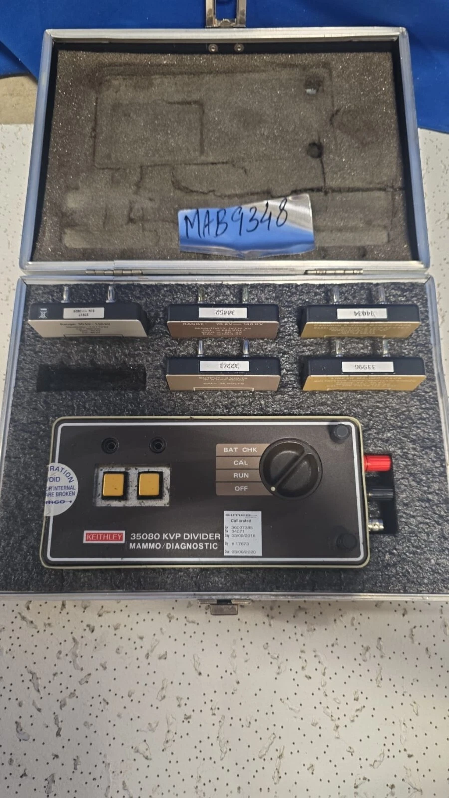 Keithley 35080A KVP Divider -SN34071 W/Case &-5Packs-MAB-9348