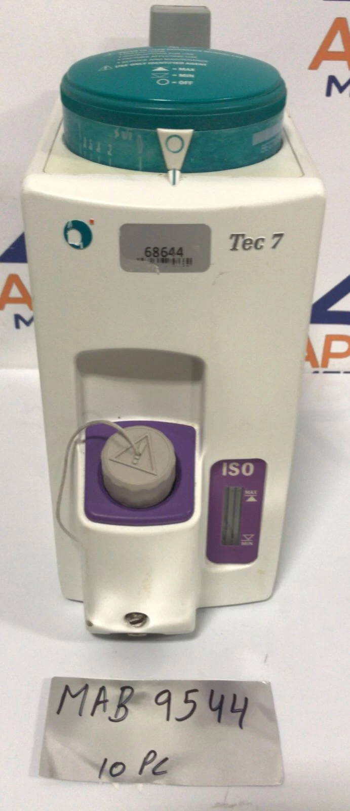 Tec 7 isoflurane Vaporizer By Datex Ohmeda-MAB- 9544
