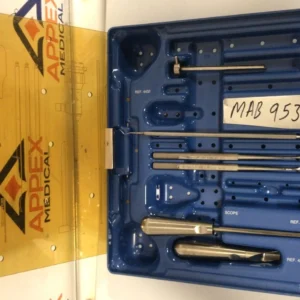 Surgical instruments kit w/blue sterilizing tray-MAB-9534