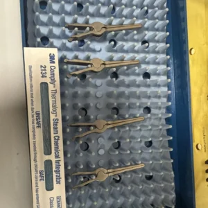 Misc stainless steel clips with autoclave tray 4 pcs-MAB-9903