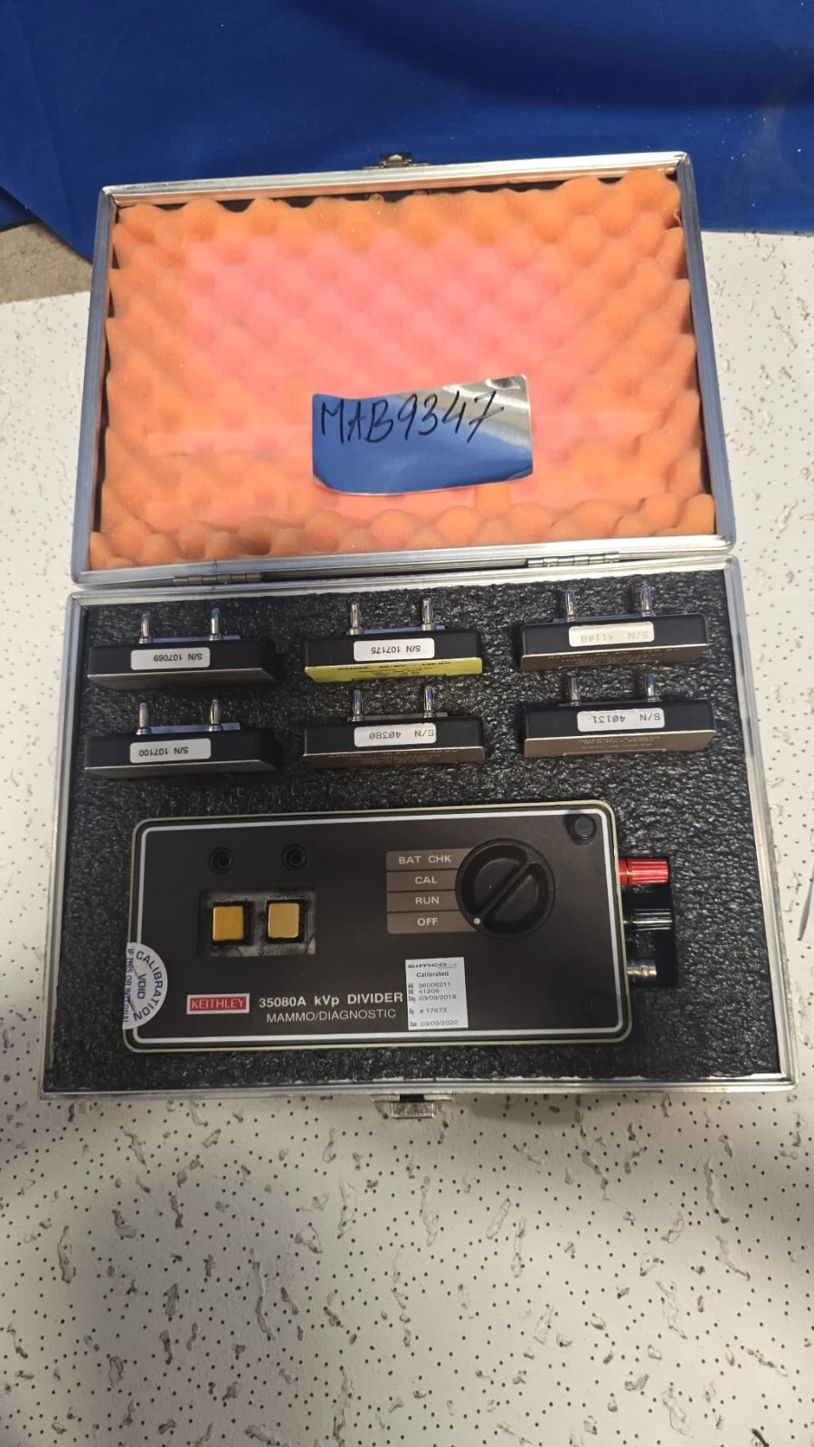 Keithley 35080A KVP Divider -SN41206 W/Case &-6Packs-MAB-9347