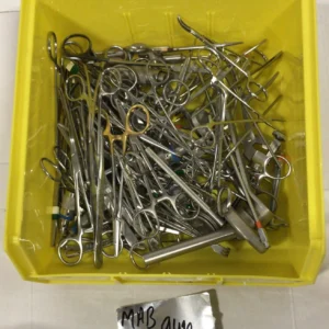 MISC SURGICAL INSTRUMENTS W-YELLOW BUCKET-93-PCS-MAB-9410