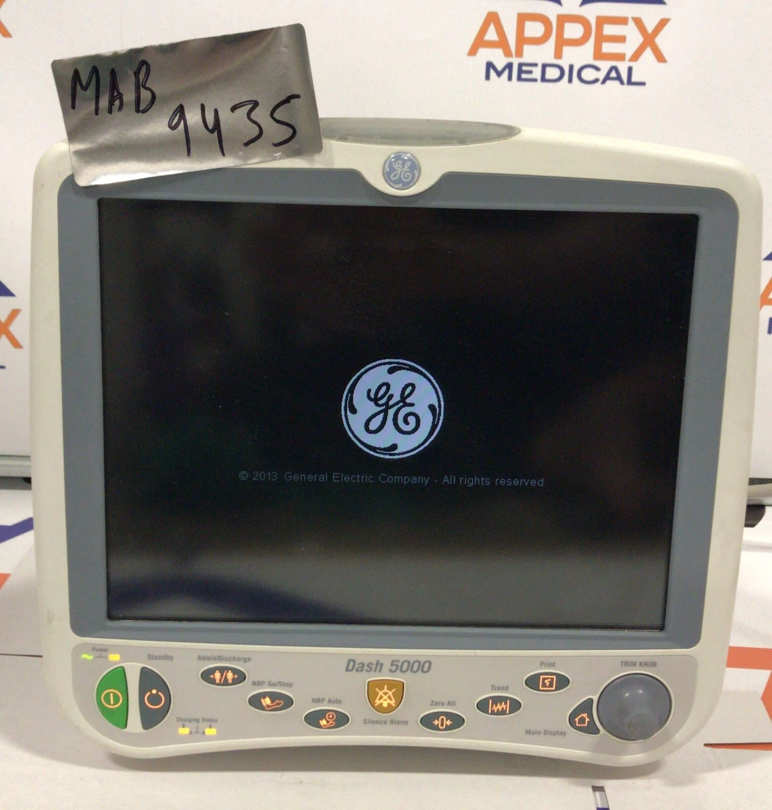 GE Dash 5000 Patient Monitor-SN-SD009400106GR-MAB-9435