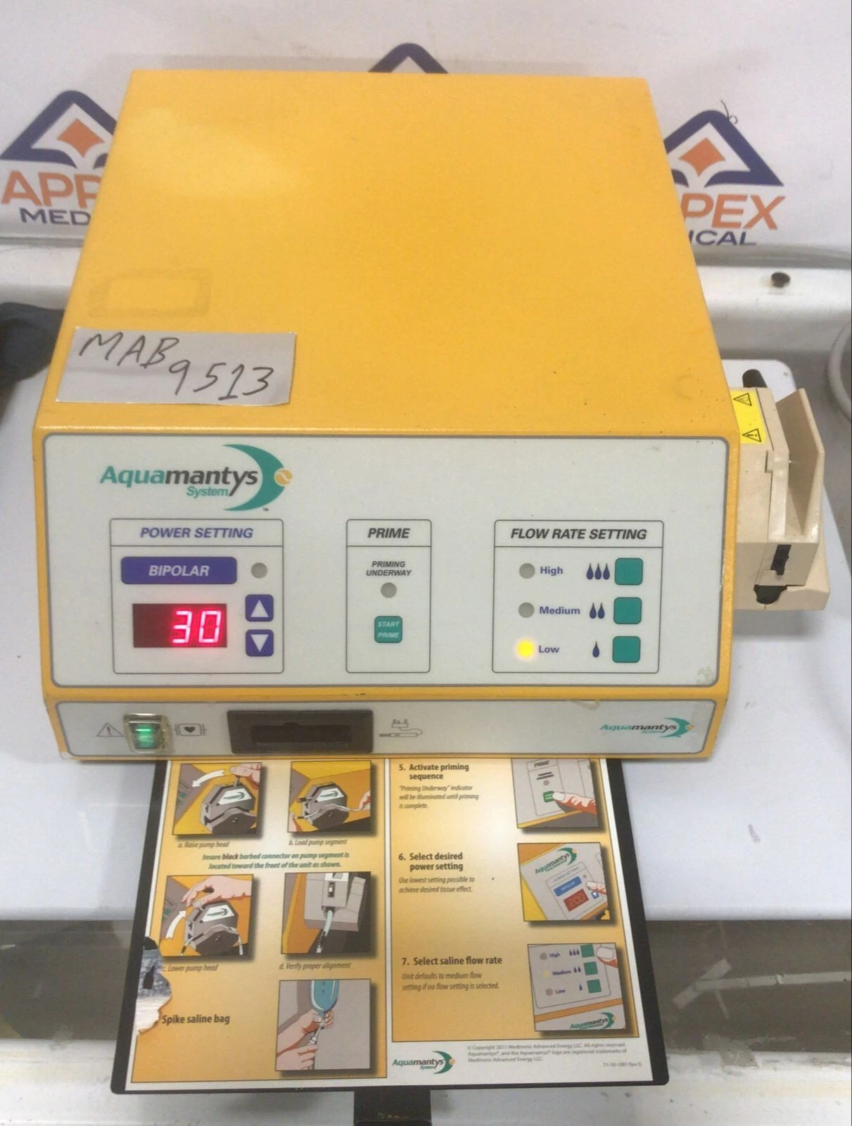 Medtronic Aquamantys System Bipolar Sealer 40-402-1R-MAB-9513