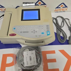 GE MAC1200 Portable ECG Unit w/EKG cables MAB-9977
