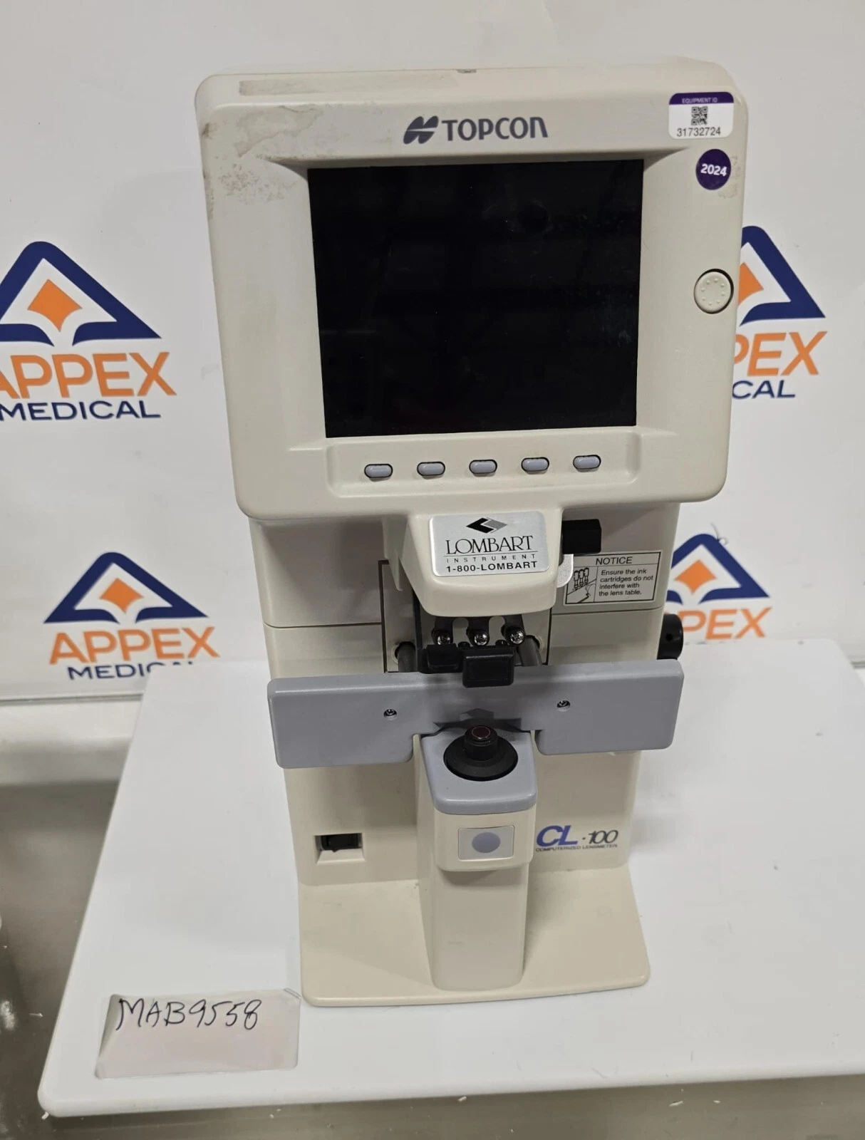 Topcon CL-100 Computerized Lensmeter-MAB-9558