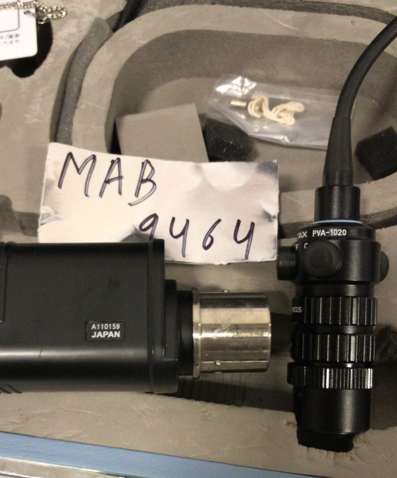 Pentax Medical PVA-1020 w/ AP-PVI Eye Piece-MAB-9464-65