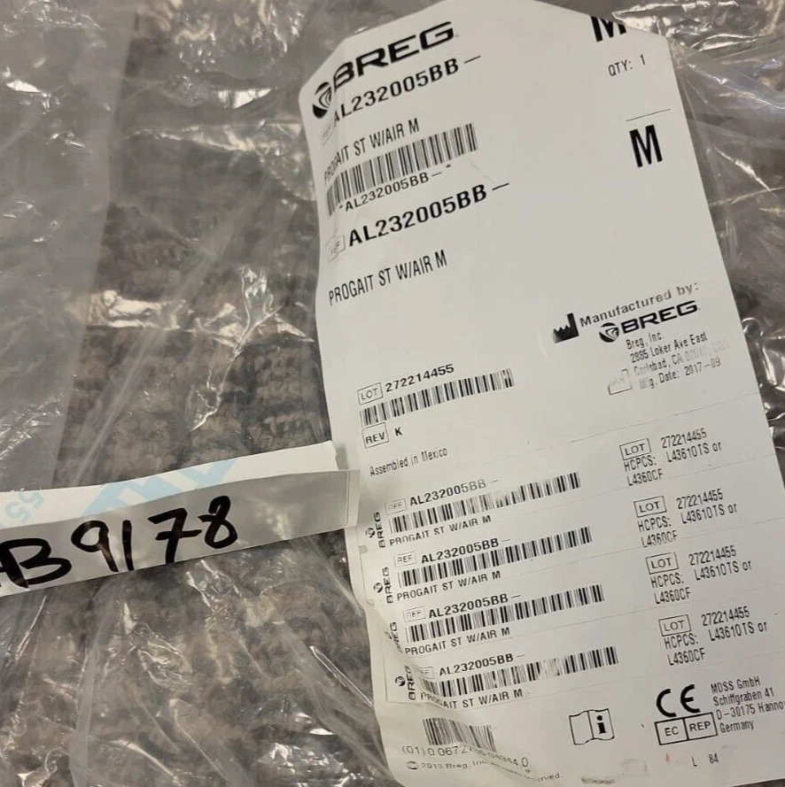 BREG boot ProGait LIFT w-prnt blk Long-Medium-MAB-9178 - Image 4