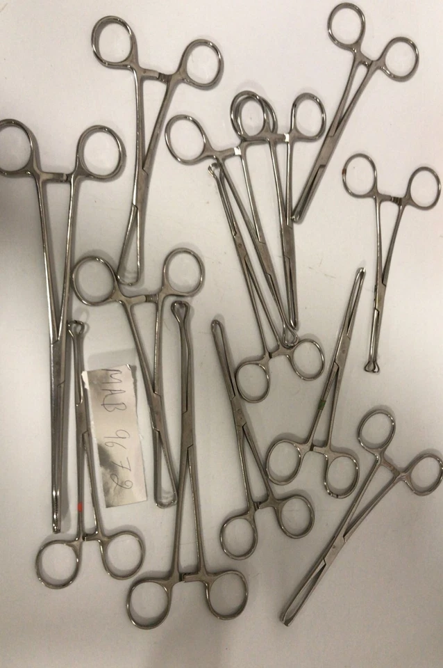 Surgical Scissor Forceps of assorted brands & Sizes-13pcs-MAB-9672 - Image 2