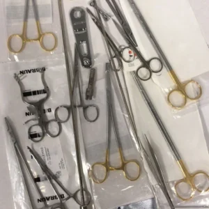 MISC SURGICAL INSTRUMENTS IN STERILE POUCHES-18PCS-MAB-9414