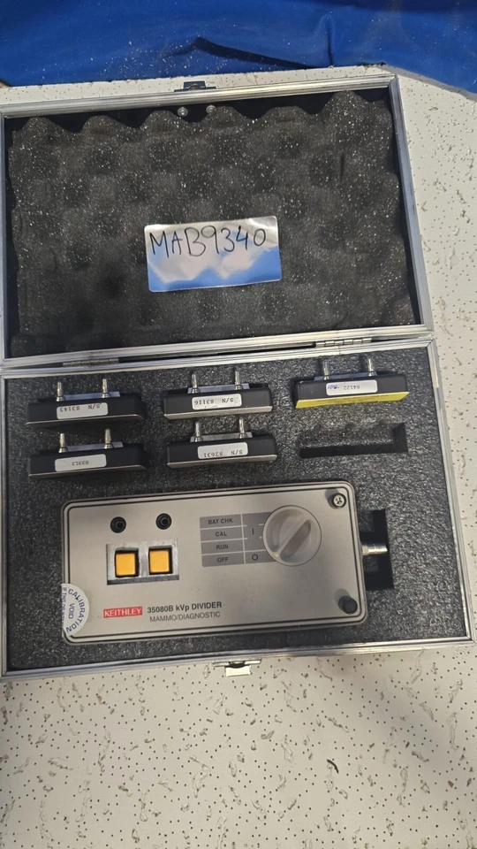 Keithley 35080A KVP Divider Diagnostic Set W/Case &-5Packs-MAB-9340 - Image 2