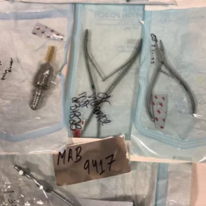 MISC SURGICAL INSTRUMENTS IN STERILE POUCHES 09PCS-MAB-9417