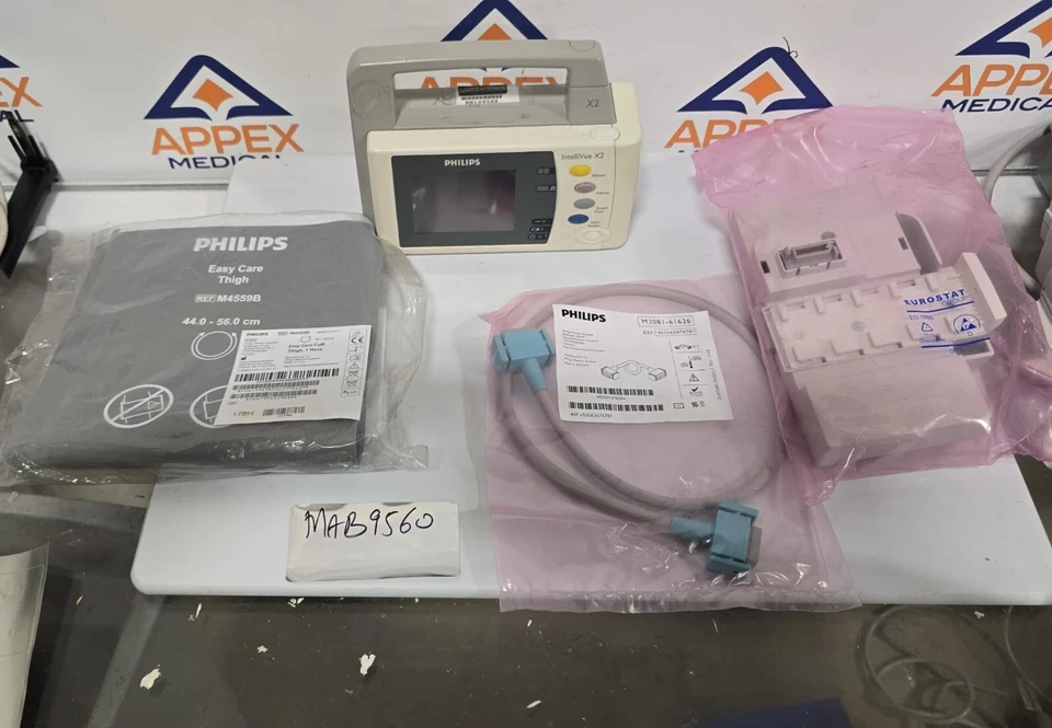 Philips IntelliVue X2 M3002A Patient Monitor-MAB-9560 - Image 2