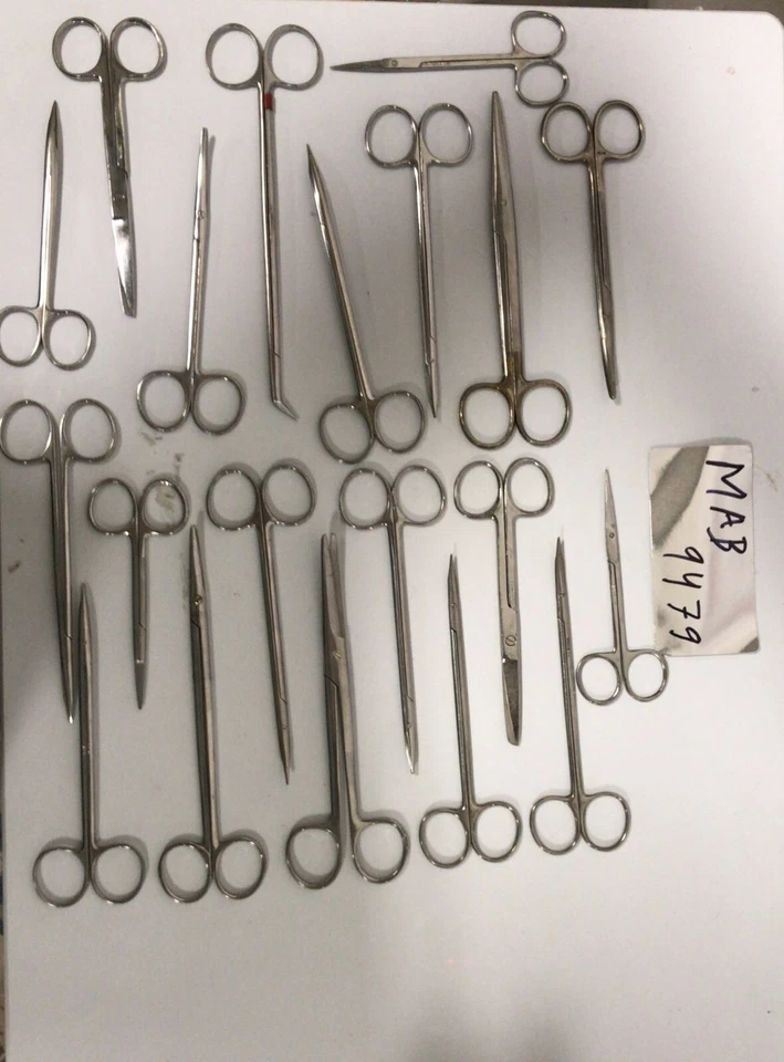 Medical Scissors ASSORTED BRANDS AND SIZES 20PCS-MAB-9479