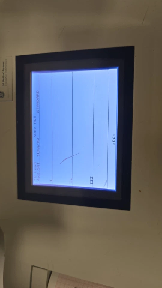 GE MAC1200 Portable ECG Unit w/EKG cable MAB-9976 - Image 2