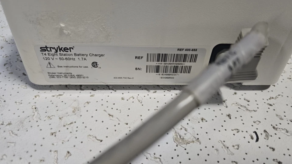 STRYKER Steryshield T4 Eight Charging Station W/8 Batteries-MAB-9352 - Image 2