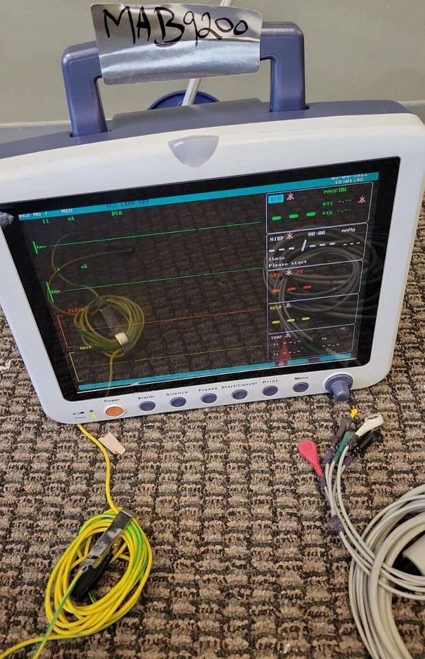 RISINGMED MULTI PARAMETER PATIENT MONITOR.MAB-9200 - Image 4