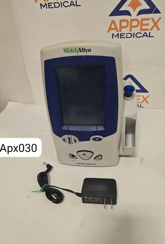 Welch Allyn Spot Vital Signs LXi Patient Monitor w AC Adapter (APX-030) - Image 2