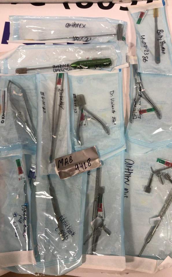MISC SURGICAL INSTRUMENTS IN STERILE POUCHES 11PCS-MAB-9418 - Image 2